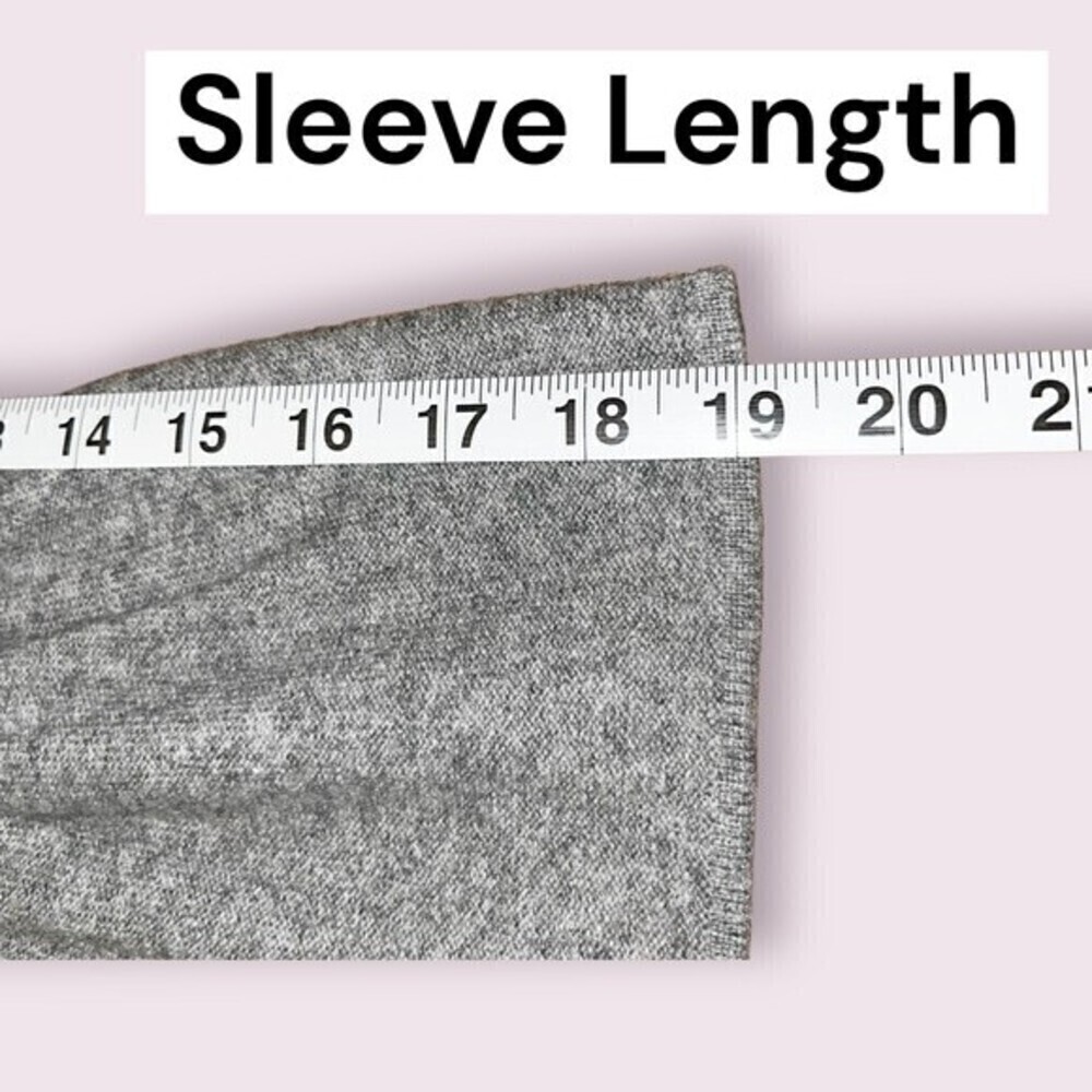 Christopher Fisher 100% Cashmere Sweater Dress Gray Knit Womens Size Small - Picture 8 of 11